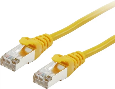 Patchcord Equip Cat 6a S/FTP (S-STP) RJ-45 15 m Yellow (4015867204535)