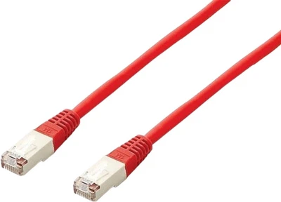 Patchcord Equip Cat 6a S/FTP (S-STP) RJ-45 15 m Red (4015867152461)