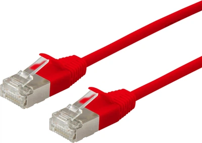 Патч-корд Equip Cat 6a F/FTP (FTP) RJ-45 0.25 m Red (4015867209844)