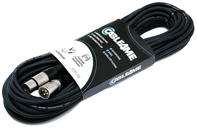 Мікрофонний кабель CABLE4ME XLR (M) XLR (F) 15 m (5907780145035)