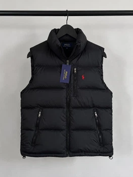 Жилетка пухова Polo Ralph Lauren безрукавка чорна XL 4478