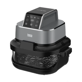 Фритюрница без жира Teesa Glass Air Fryer 4L, 1500W (TSA8090)
