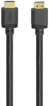 Кабель Hama HDMI - HDMI 3 м Black (4047443546197)