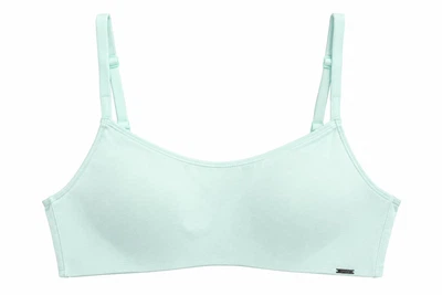 Бюстгальтер-топ DKNY без косточек с уплотненной чашкой 80D Бирюзовый