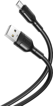 Kabel XO NB212-AM USB to microUSB 2A 1 m Black (6920680827800)