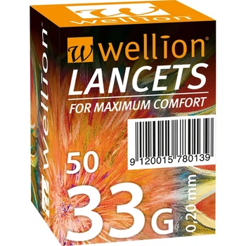 Ланцет медицинский Wellion 33G, 50 шт.