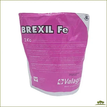 Удобрение Brexil Fe 1 кг Valagro микроудобрение с железом для растений
