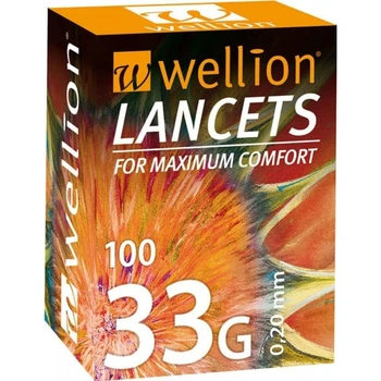 Ланцет медицинский Wellion 33G, 100 шт.