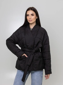 Жіноча демісезонна куртка MARKUSH 46 чорна (M225)