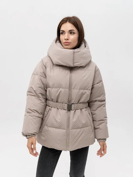 Зимова жіноча куртка MARKUSH 50 бежева (М208)