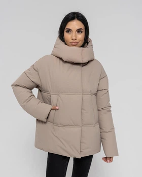 Жіноча зимова куртка MARKUSH 50 бежева (М158)
