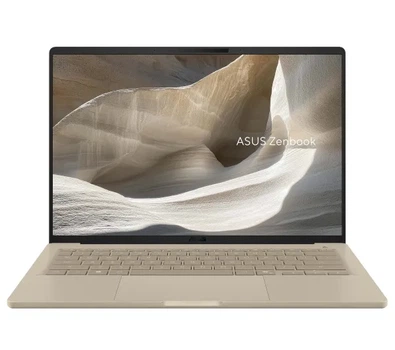 Ноутбук ASUS Zenbook A14 UX3407NA-QD166W OLED 14" Snapdragon X2 Elite X2E-88-100 16GB оперативної пам'яті 512GB SSD Диск Win11 Бежевий Функції ШІ