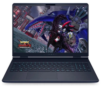 Ноутбук для ігор Dell Alienware 16X Aurora AC16251 16" 240Гц Ultra 7 255HX 32ГБ оперативної пам'яті 1ТБ SSD Диск RTX5060 DLSS4 Win11 Синій Функції ШІ