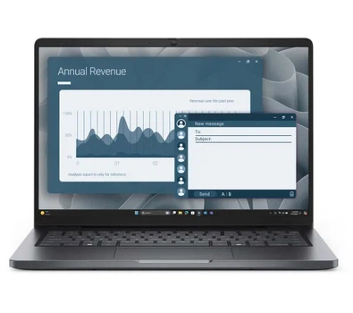 Ноутбук бізнесовий Dell Pro 14 PC14255 14" R5 220 16GB RAM 512GB Диск SSD Win11 Pro Чорний Функції ШІ