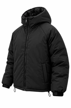 Чоловіча куртка пуховик чорна тепла Without Mountain L/XL (406649)