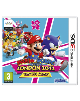 Игра Nintendo 3DS Mario & Sonic at the London 2012 Olympic Games Europe Английская Версия Без Коробки Б/У