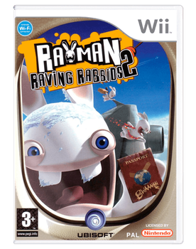 Игра Nintendo Wii Rayman Raving Rabbids 2 Europe Английская Версия + Обложка Б/У