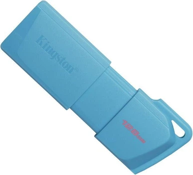 Флеш накопичувач USB 128Gb Kingston DataTraveler Exodia M, Aqua Blue, USB 3.2 Gen 1 (KC-U2L128-7LB)
