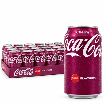 Упаковка безалкогольного газованого напою Coca-Cola Cherry 0.33 l х 24