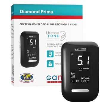 Глюкометр ТМ GAMMA DIAMOND PRIMA