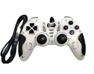Геймпад USB джойстик ПК DualShock DJ-606 Білий