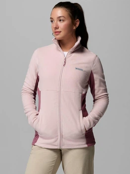 Bluza damska rozpinana streetwear polarowa Columbia Basin Trail III Full Zip 1938041620 M Różowa (199141327463)