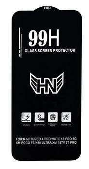 Защитное стекло 99H для Xiaomi Redmi Note 17 Pro 5G с олеофобным покрытием black