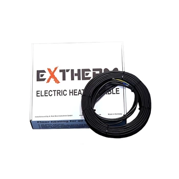 Нагревательный кабель Extherm ETT ECO 360Вт 12м, черный