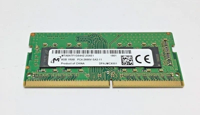 Оперативна пам'ять для ноутбука Micron 8GB DDR4 2666MHz SO-DIMM 1Rx8 (MTA8ATF1G64HZ-2G6E1)