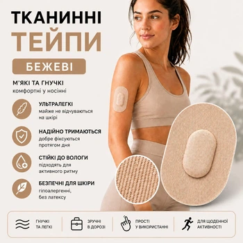Тейп водостойкий для сенсоров измерение глюкозы - 1 шт. Sibionics,Sibionics Split,Dexcom и другие.