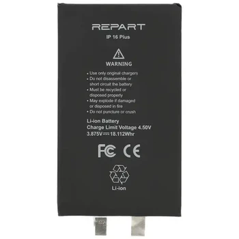 Акумулятор телефона для iPhone 16 Plus (4674mAh) без шлейфу та контролера Repart