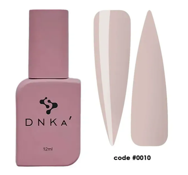 Жидкий гель DNKa FAST GEL No0010 Oxford пудровый нюд 12 мл
