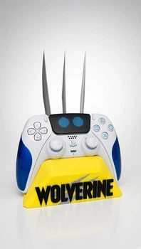 Настольная подставка для геймпада DualSense PS5 в стиле Росомаха (Marvel Wolverine) / Держатель джойстика