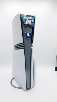 Накладная декор-вставка ГТА 6 + Rockstar Games для PlayStation 5 (Fat / Slim / Pro)