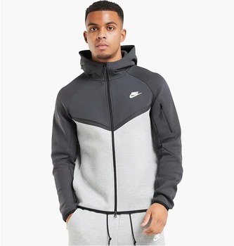 Кофта мужская Nike Tech Fleece Windrunner Full-Zip Grey 2XL Серый IH4302-063