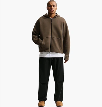 Кофта мужская Nike Tech Fleece Full-Zip Brown S Коричневый IF1319-212
