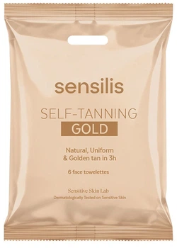 Салфетки для автозагара Sensilis Gold 6 шт (8428749014331)