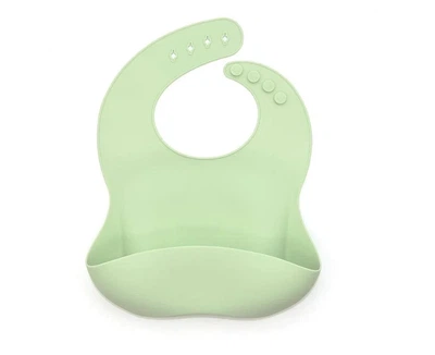Слинявчик силіконовий Pastel Green