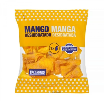 Сушеное манго натуральное Hacendado Mango Deshidratado без сахара 60 г