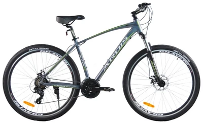 ВЕЛОСИПЕД 29 MTB AL "BLAZE", Сіро-зелений (21" (180-190см))