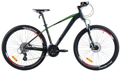 Велосипед Ardis 27,5 MTB AL "TUCAN" Гідравліка 24 шв., Чорно-зелений (18" (168 -178см))