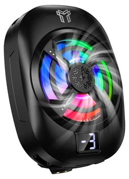 Кулер для смартфона Hoco GM76 Blue Diamond Smartphone Cooler Black