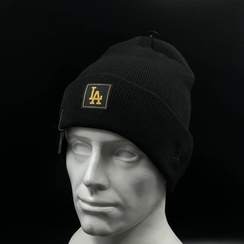 Зимняя черная шапка New Era MLB Los Angeles Dodgers 60424829