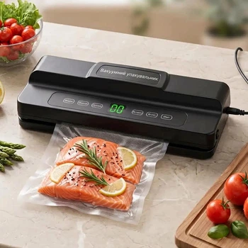 Вакуумный упаковщик Prime Kitchen RD-73087 Черный + пакеты