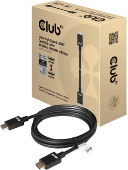 Kabel Club 3D HDMI - HDMI 3 m Black (CAC-1373)