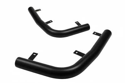 Задние уголки AK003 Черные (2 шт., нержавейка) для Citroen Jumpy 1996-2007 гг