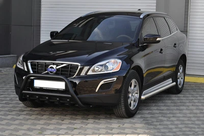 Кенгурятник WT003 Black (нерж) для Volvo XC60 2009-2017 рр