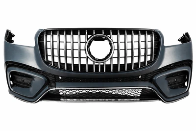 Передній бампер GLS450 в зібраному вигляді з решіткою GT Panamericana (2025-Design) для Mercedes GLS X167 2019- рр