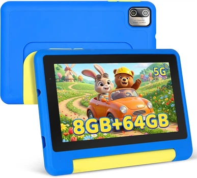 Детский планшет 7'' MUISOO KT1018 2+8/64Gb 4 ядра Android 13 Черный (102381808) - Уценка