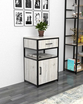 Тумба с ящиком в стиле лофт EcoLoft Мирена DSP-1516-2